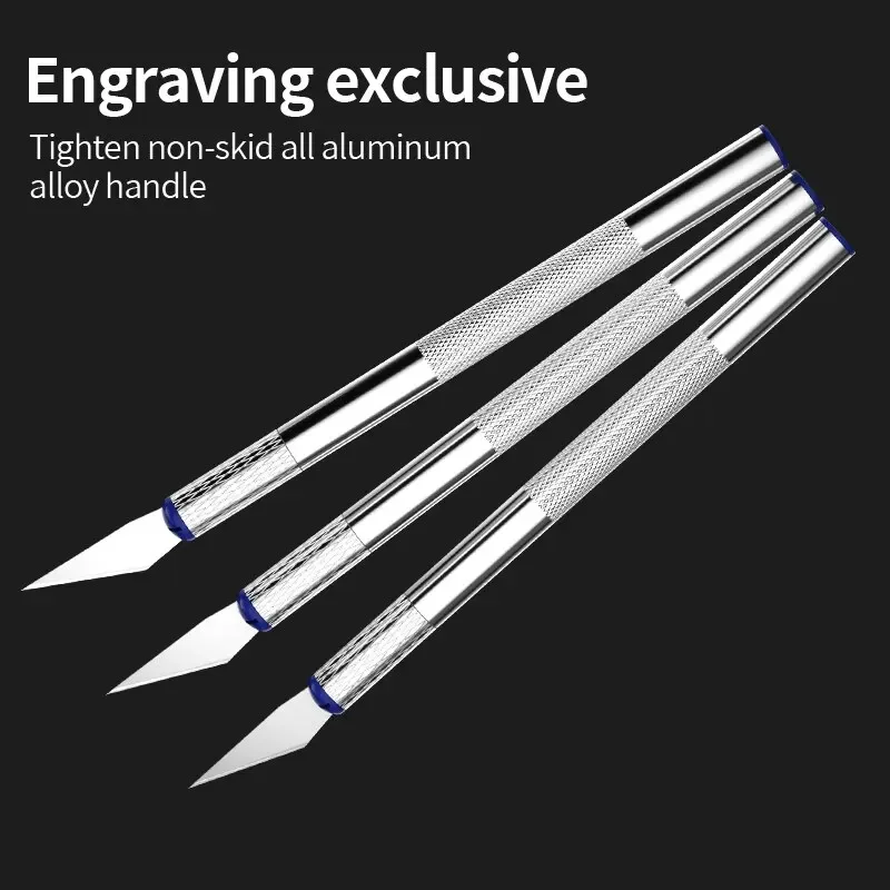 13 pezzi coltello da intaglio in metallo stile penna sigillo artistico taglio combinazione manuale ritagli di carta gadget antiscivolo strumento di riparazione di precisione fai da te