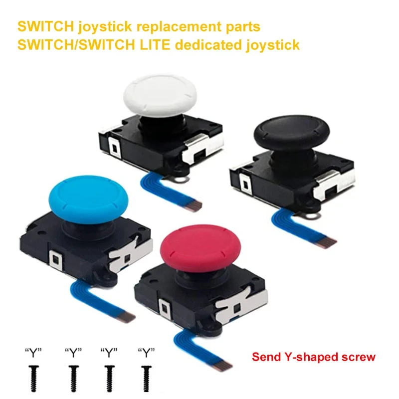 10 unids/set de módulo de botón de palanca de mando analógico de repuesto para Nintendo Switch, controlador Joy-on, Joystick analógico izquierdo/derecho
