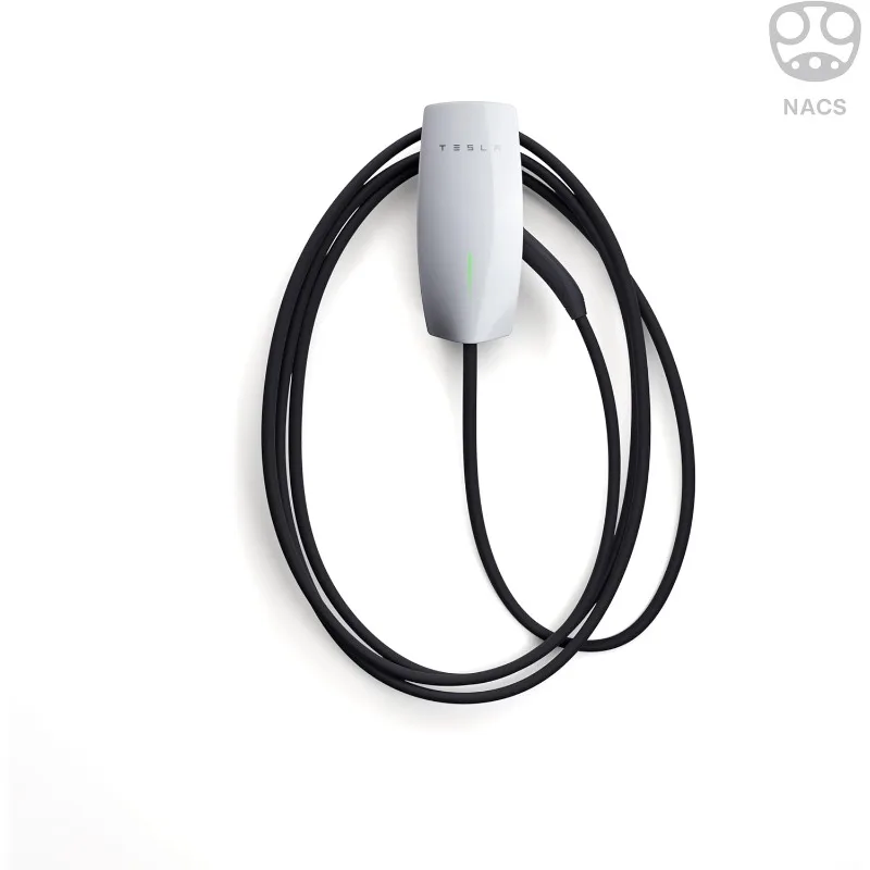Wall Connector - Electric Vehicle (EV) Charger - Level 2 - up to 48A with 24' Cable