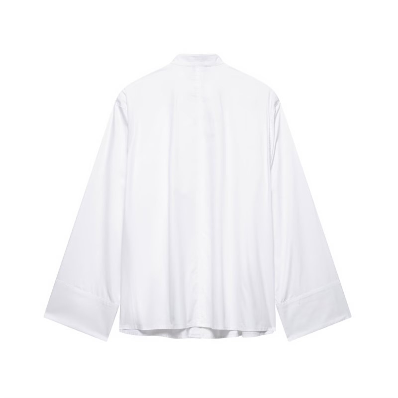 Hipseam camisa bordada feminina primavera casual simples camisas femininas elegante manga longa camisas e blusas chiques