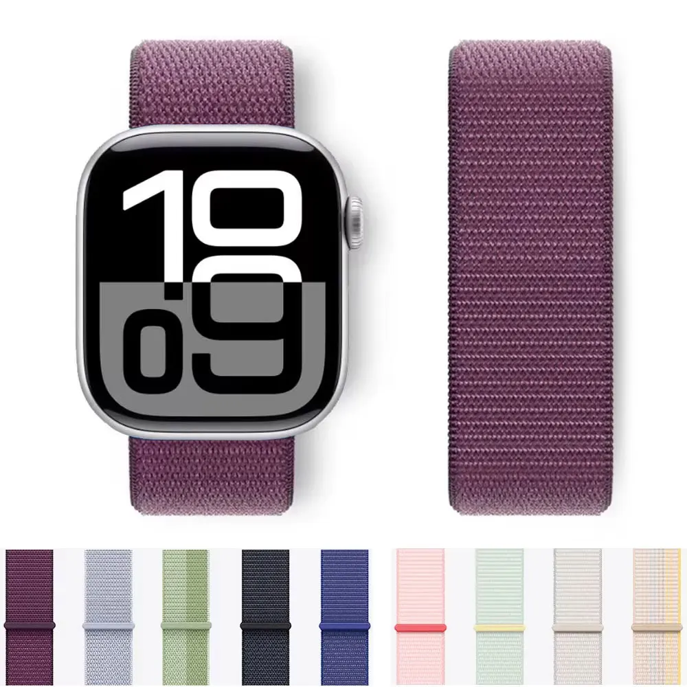 สายนาฬิกาสำหรับ Apple Watch 10 11 ขนาด 42 มม. 46 มม. 45 มม. 44 มม. 41 มม. 49 มม. 40 มม. สายแบบสปอร์ต สำหรับ iWatch series 8 9 7 6 5 4 SE Ultra