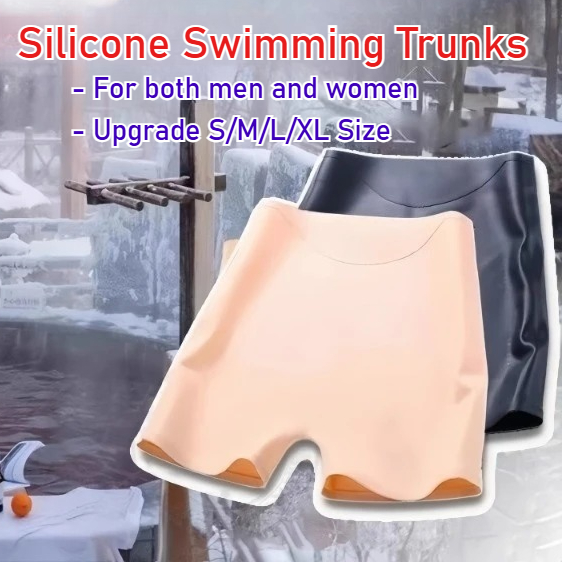 Mulheres silicone nadar roupa interior banho à prova dwaterproof água protetora invisível confortável troncos de natação masculino boxer praia verão elástico