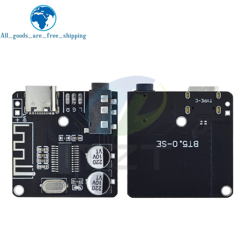 1/5 шт. TZT DIY Bluetooth аудиоприемник плата Bluetooth 5,0 MP3 автомобильная аудио плата стерео музыкальный модуль 3,7-5 В