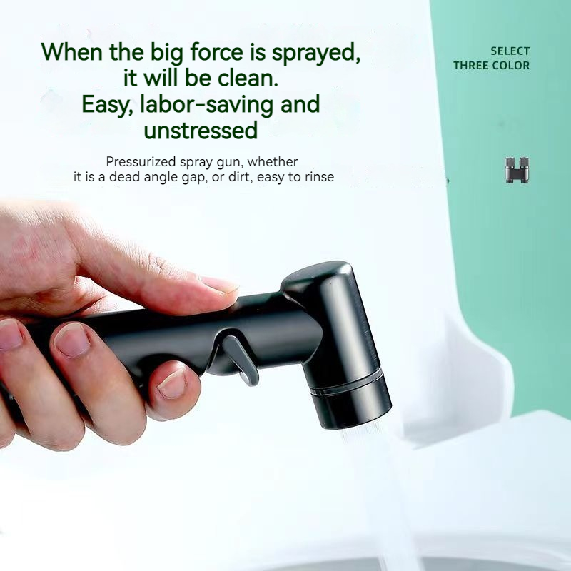 Handheld Bidet Spritzpistole Tragbare Hochdruck Bidet Spritzpistole Set Badezimmer Reinigung frauen Waschen Wc Zubehör