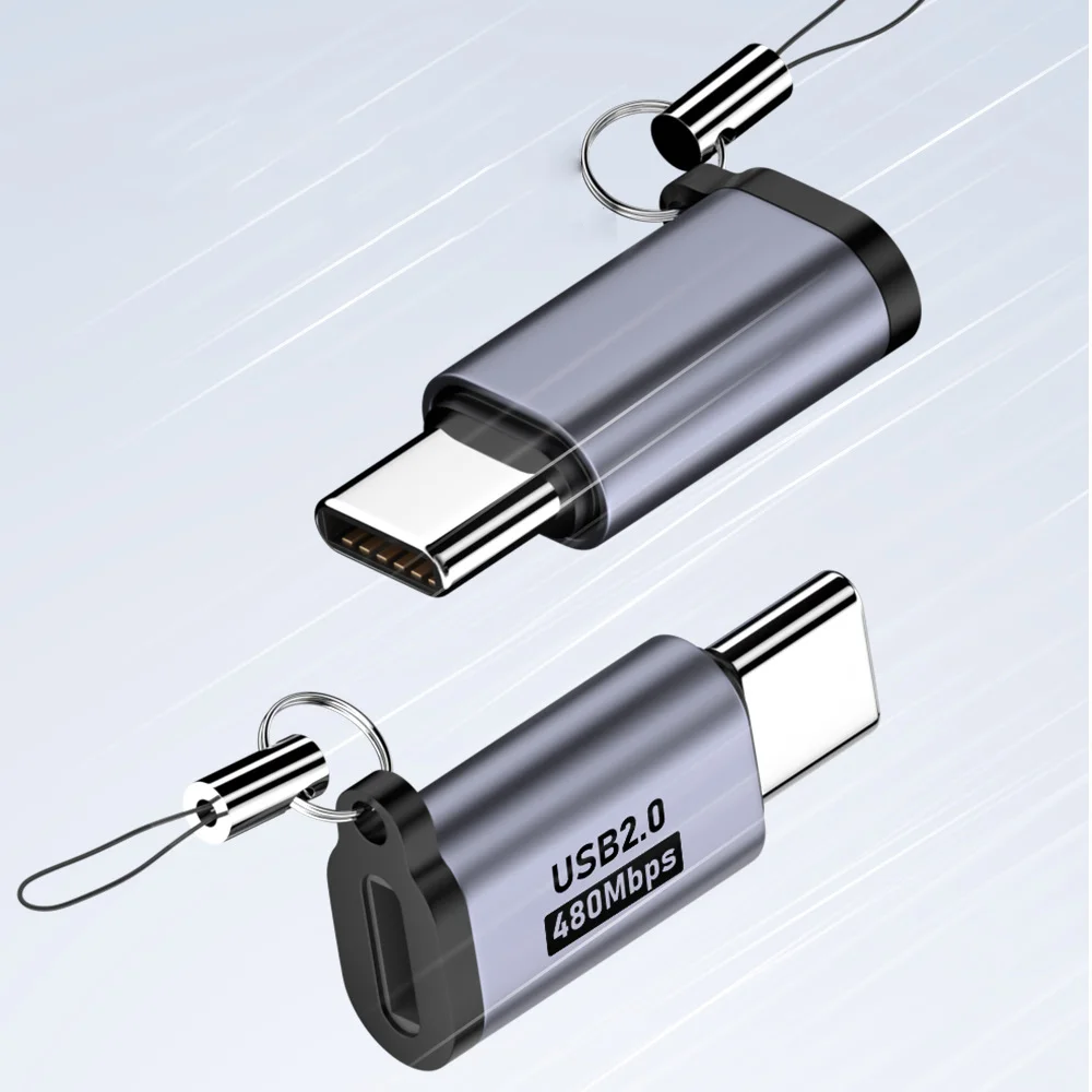 Adattatore USB C Tipo C femmina a Micro a Mini USB maschio Convertitore iPhone14 13 Xiaomi Samsung ios Adattatore caricabatterie maschio