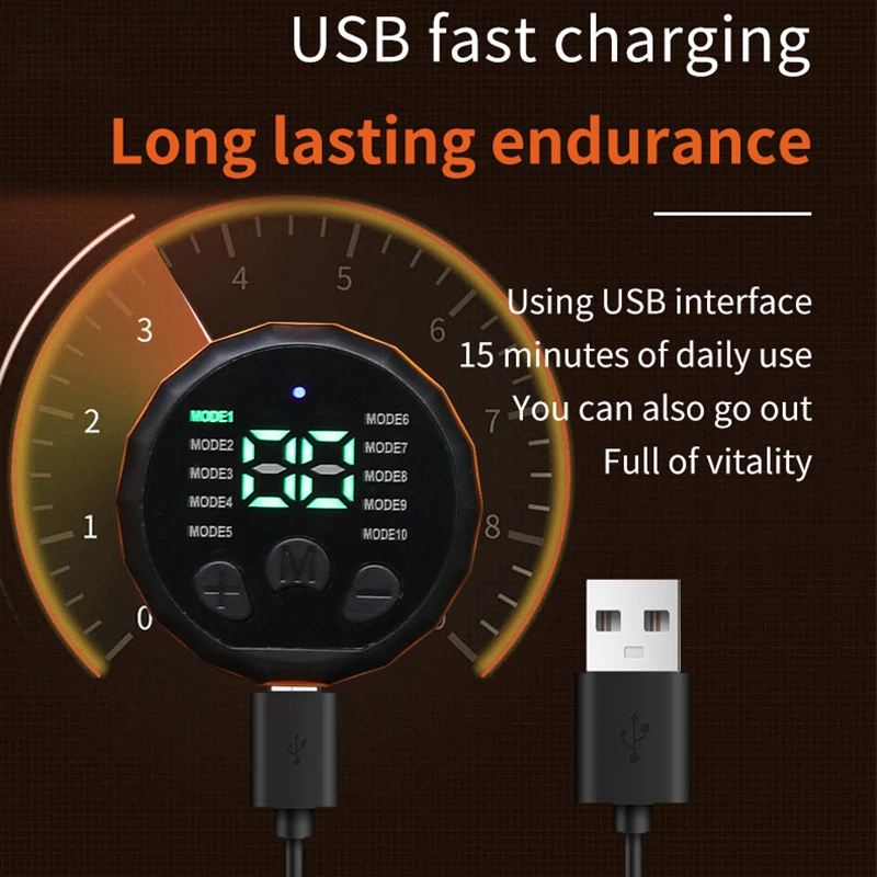 腹部調色ベルト EMS 筋肉刺激装置腹筋トレーナー筋肉トナー USB 充電ボディシェイピング痩身減量腕バック