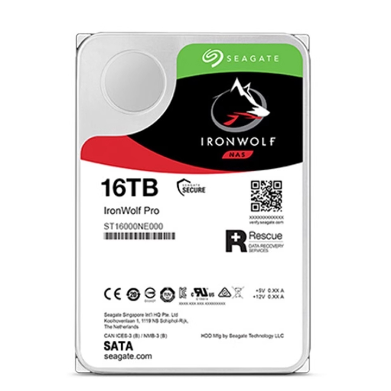 (ST16000NE000) FÜR Seagate IronWolf Pro 16 TB interne 7200 U/min 3,5-Zoll-Festplatte NEU