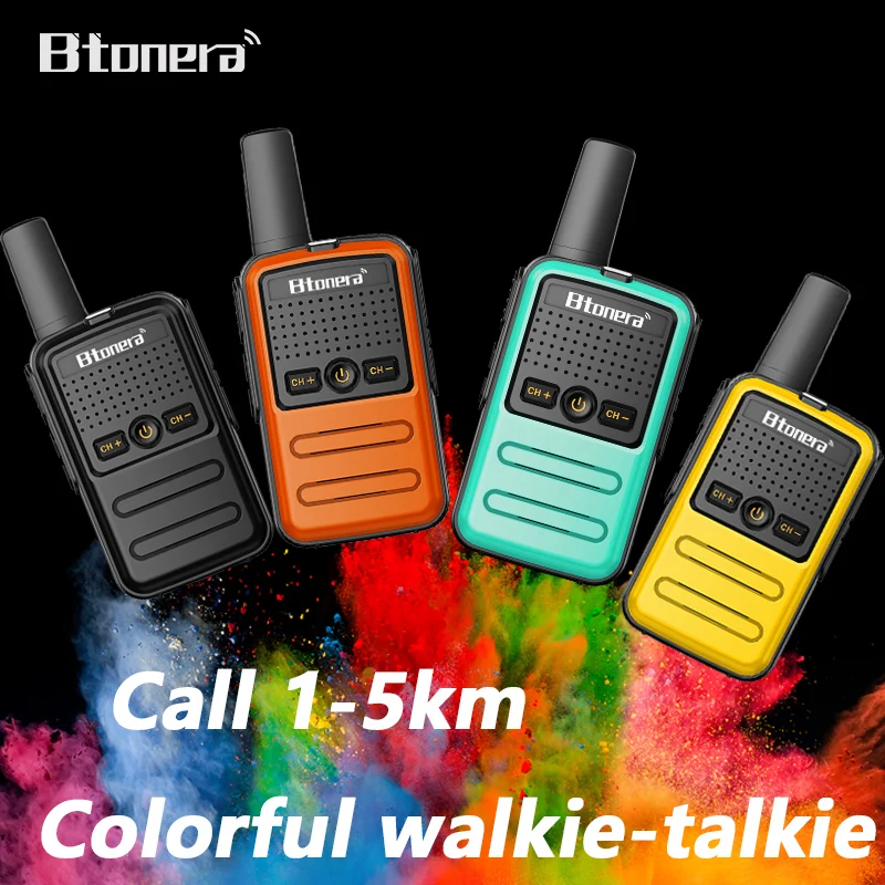Mini Walkie Talkie BTONERA BT-320 Tragbares Funkgerät PMR FRS Radio Comunicador Langstrecken-Walkie-Talkie für Kinder für Hotelbusin