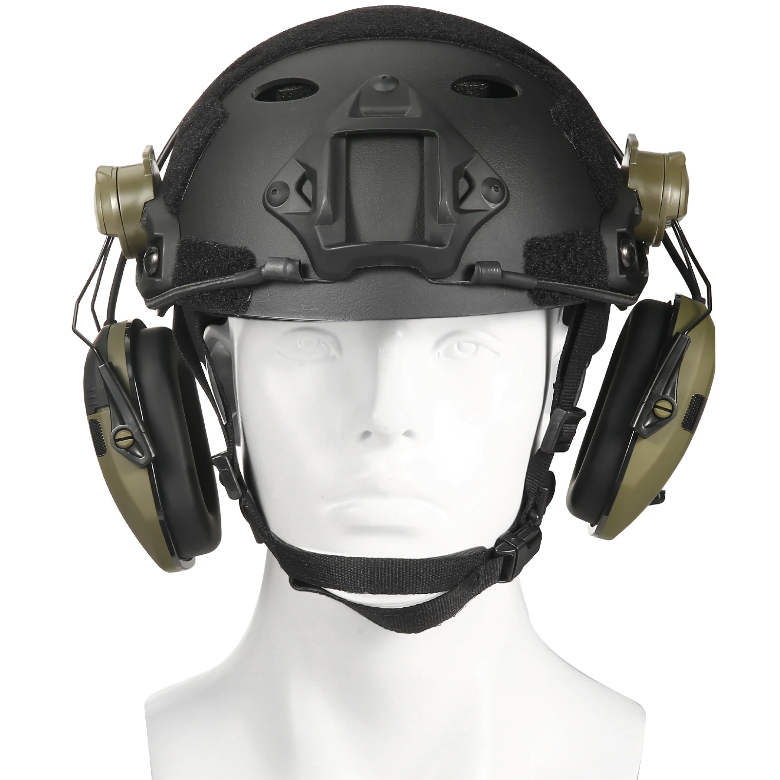 Auriculares tácticos ARC para casco, cascos de protección auditiva, orejeras electrónicas, Airsoft, versión de soporte de casco Impact Sport WK
