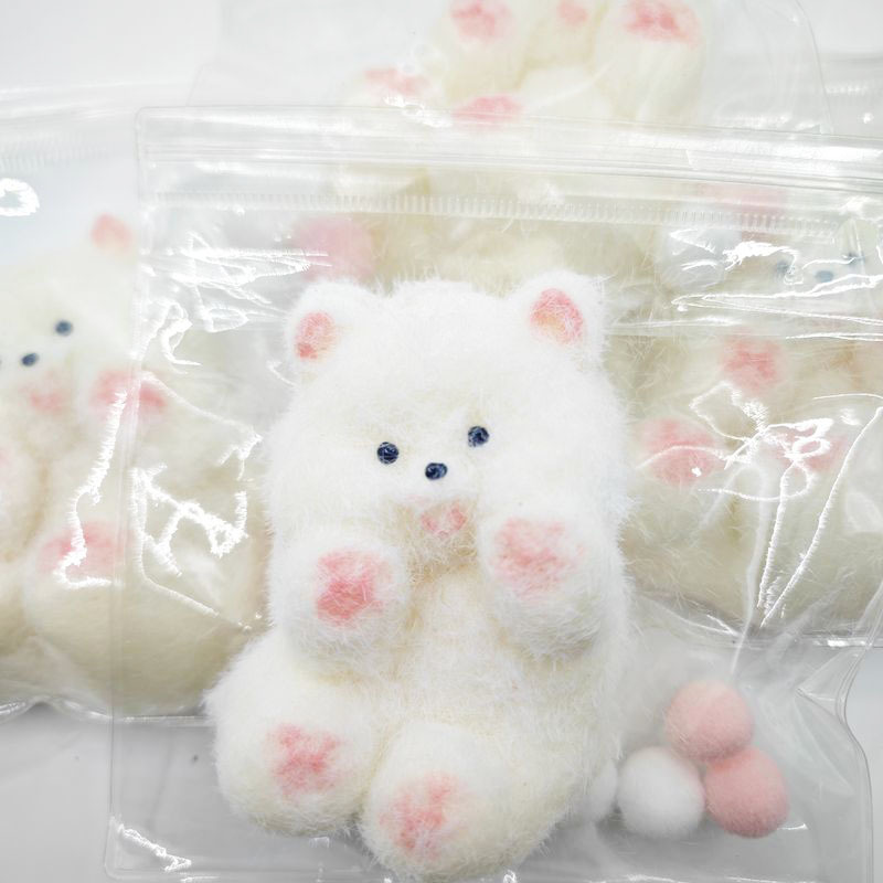Mochi Taba Squishy New Cute Handmade Silicone Plush Funny Curly Dog Irritability Fidgeting Toys Stress Relief Soft Kawaii Gifts