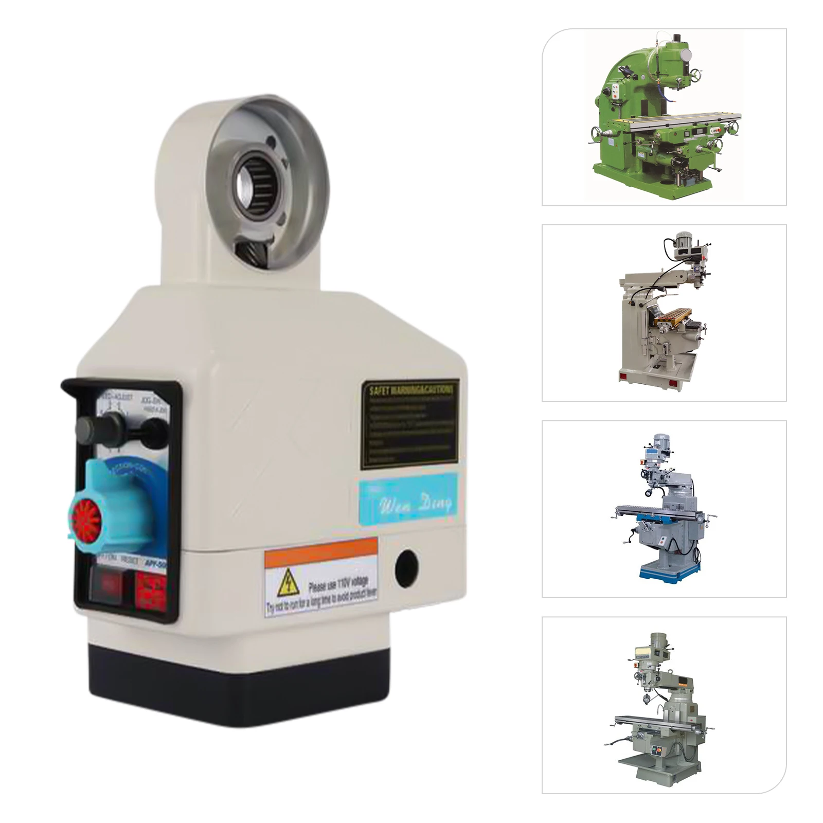 Power Feed For Milling Machine，220V Portable Adjustable Speed X-Axis Power Feed Drive Feed Kit，Positive And Negative Commutation