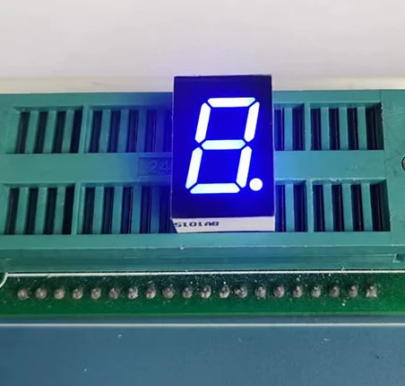 5pcs LED blu Display a 7 segmenti tubo 0.28 pollici 0.36 pollici 0.56 pollici 3bit 4Bit catodo anodo 8 Figure Display luce LED tubo digitale