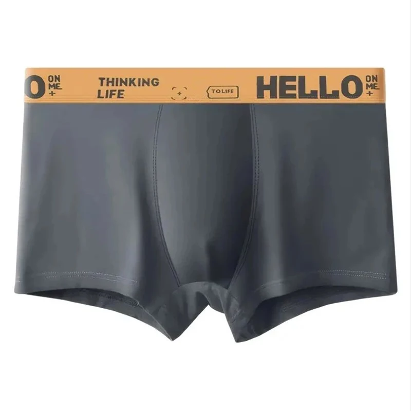 5 uds ropa interior para hombre Boxers masculinos calzoncillos sexis cómodos transpirables moda niños bragas ropa interior Boxershorts hombres