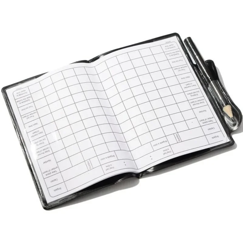 Football Soccer Referee Card Set Warning Referee Board Red and Yellow Cards Wallet Score Sheets Notebook Judge Accessories