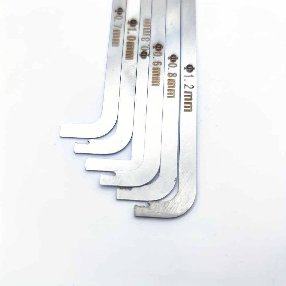 Prático serralheiro Tool Kit, substituição Turning Tool, cabeça dupla tensão Wrench, alta qualidade, 6 pcs