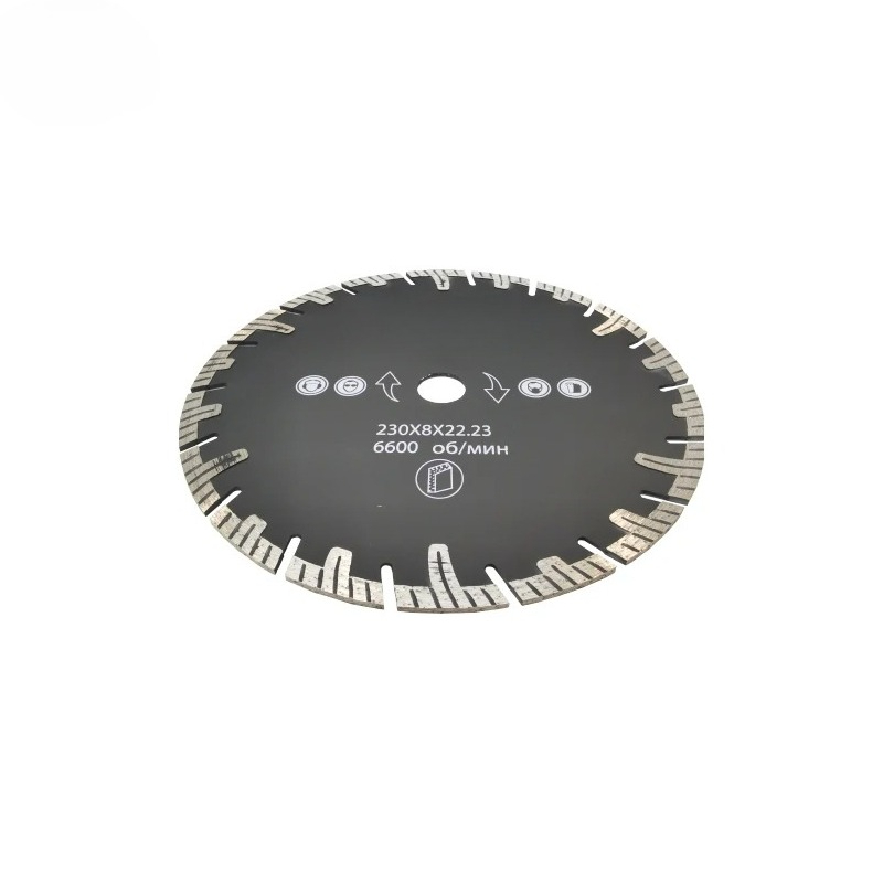 125/230 mm Diamant-Sägeblatt, Trockentrennscheibe – Zahnschutz, Multi-Schneider für Winkelschleifer, Stein, Beton