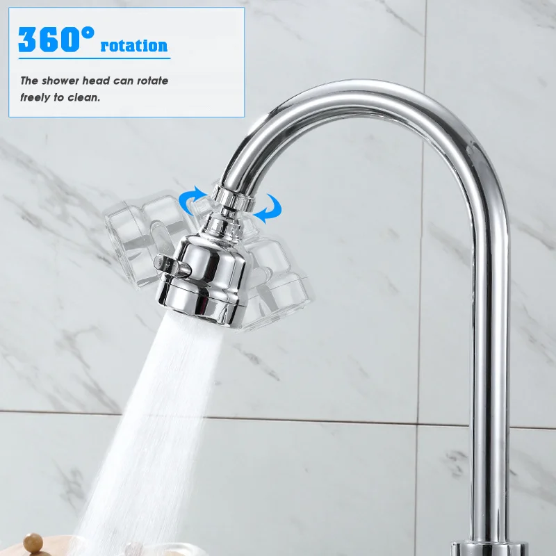 Universal 3 โหมดก๊อกน้ําห้องครัวอะแดปเตอร์ Aerator หัวฝักบัวความดันบ้านน้ํา Bubbler Splash FILTER TAP หัวฉีด CONNECTOR