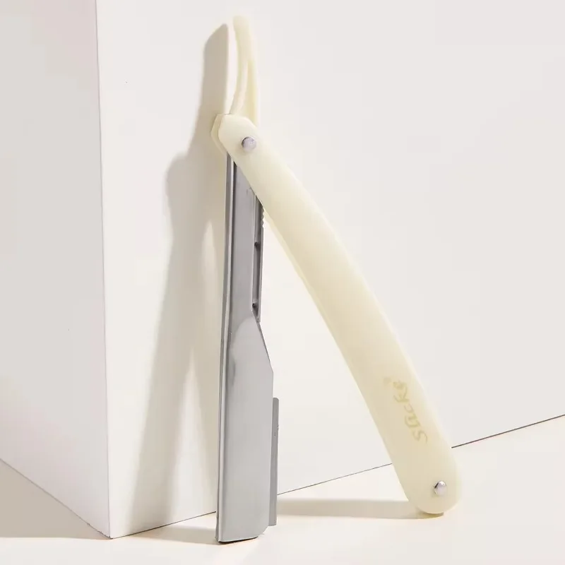 2 Colors Professional Manual Shaver Straight Edge Stainless Steel Sharp Barber Razor Shaving Beard Cutter Shaving Scabbard