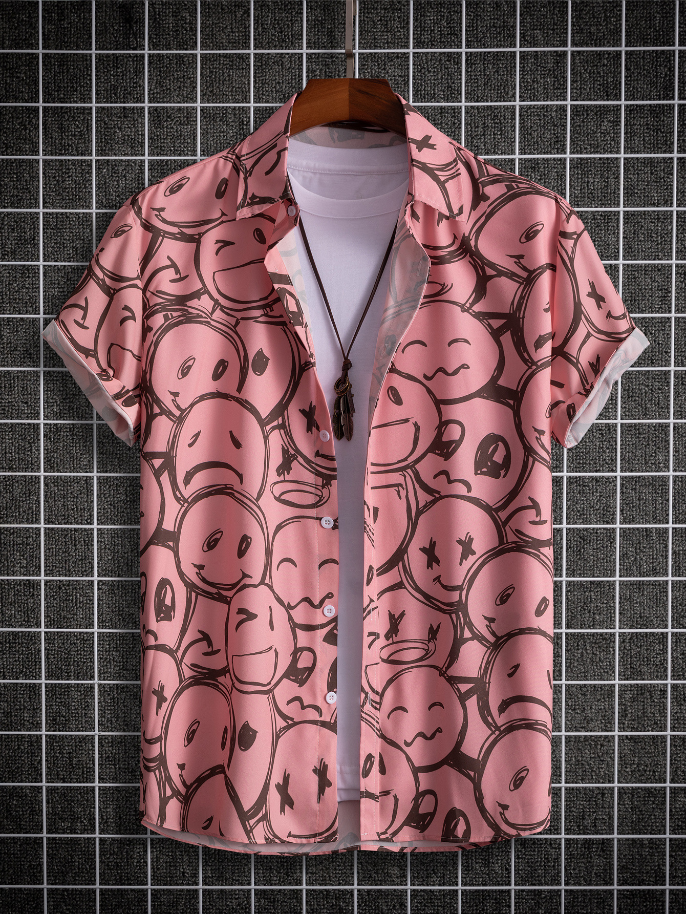 2023 Hawaii hemd Männer Mode Blume geometrisch bedruckte Bluse Einreiher Strand kurze Ärmel Herren Urlaubs kleidung