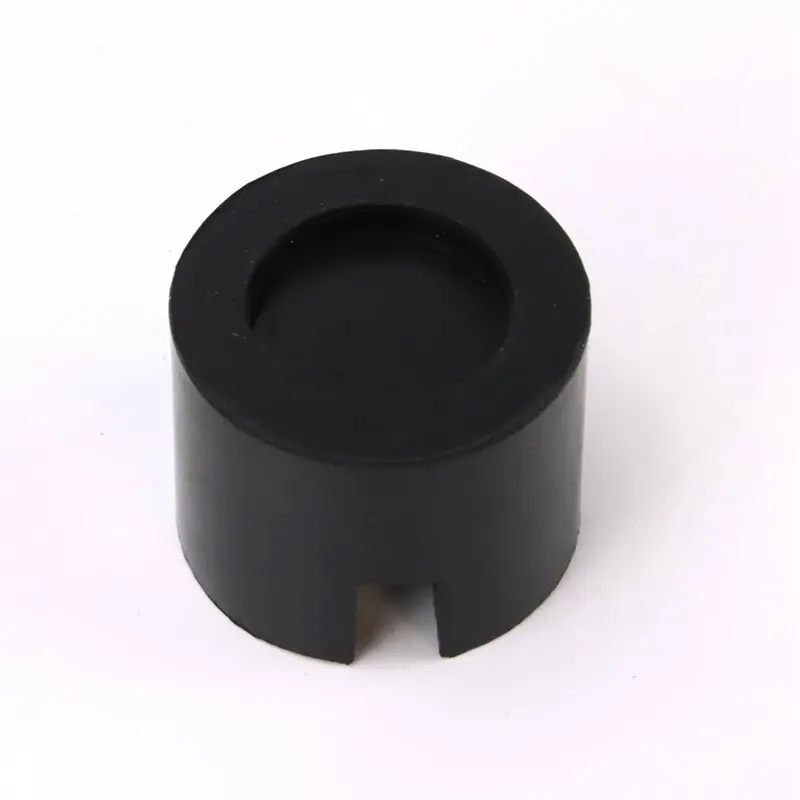 ユニバーサルジャックラバーサポートパッド、耐久性、耐摩耗性、車のスロット付きフレームレール、フロアソケットアダプター、リフティングラバーパッド、1個