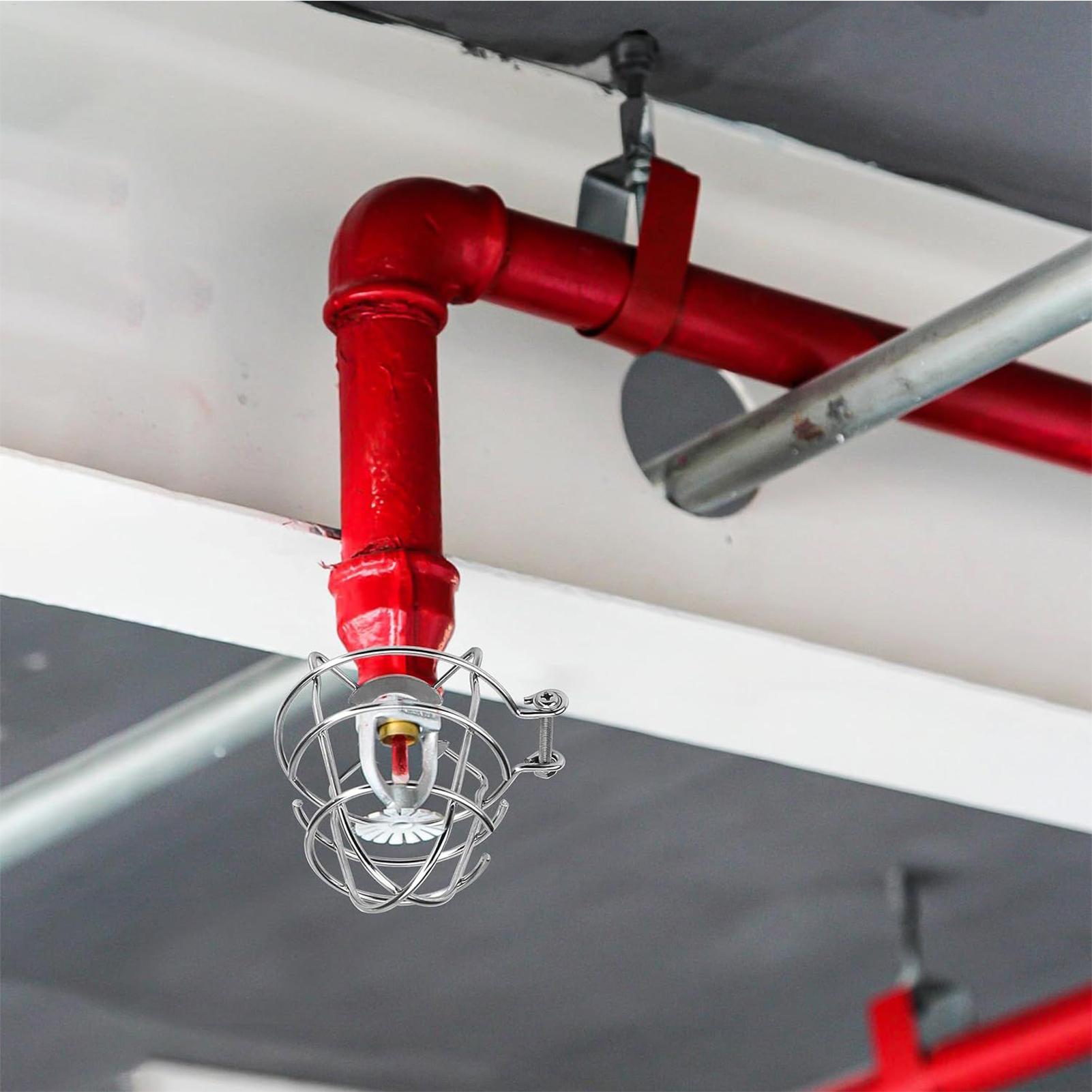 1Pc new Cage Fire Sprinkler Head Guard Cage Protector Fire Extinguishing System Sprinkler Bracket Protective Shielda