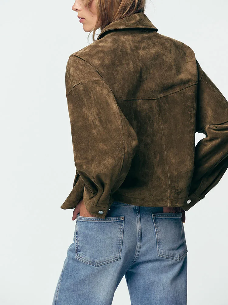 Jaqueta de Couro Casual Fena, Moda Confortável, Nova Chegada para a Temporada de Outono, Estilo E, Casaco F