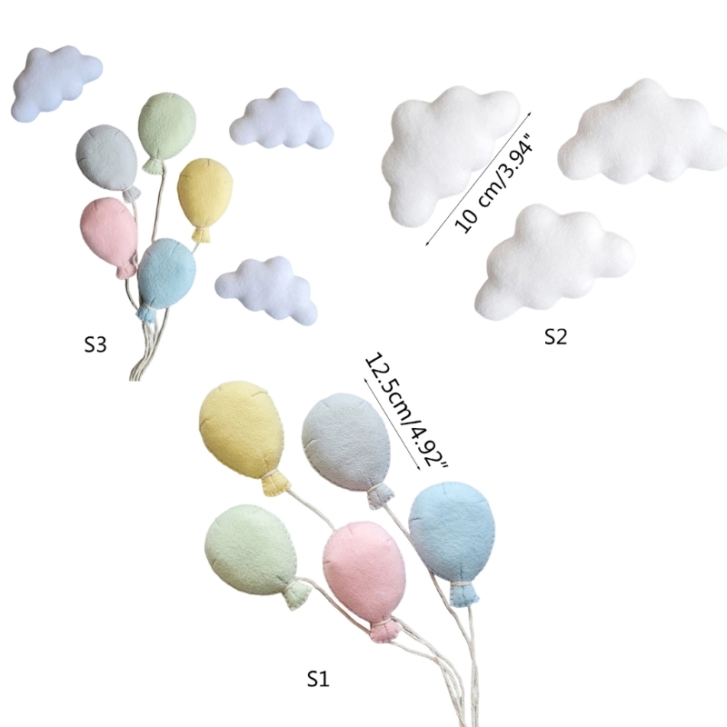 Sơ sinh Đạo cụ chụp ảnh DIY Photo Backdrop Cảm thấy Tạo dáng Đạo cụ Quà tặng cho bé