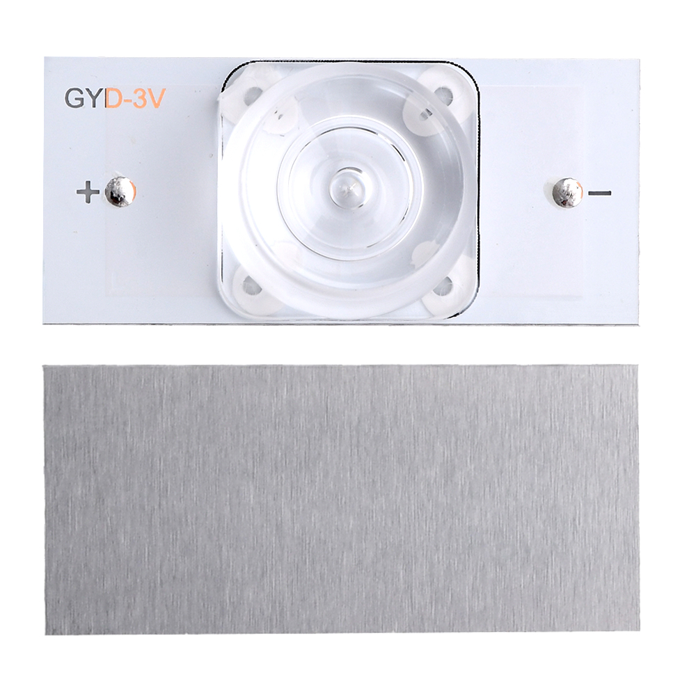 50PCS/100PCS 3V/6V SMD โคมไฟลูกปัดอลูมิเนียมพื้นผิวพร้อมเลนส์กรอง SMD ลูกปัดสําหรับซ่อมทีวี