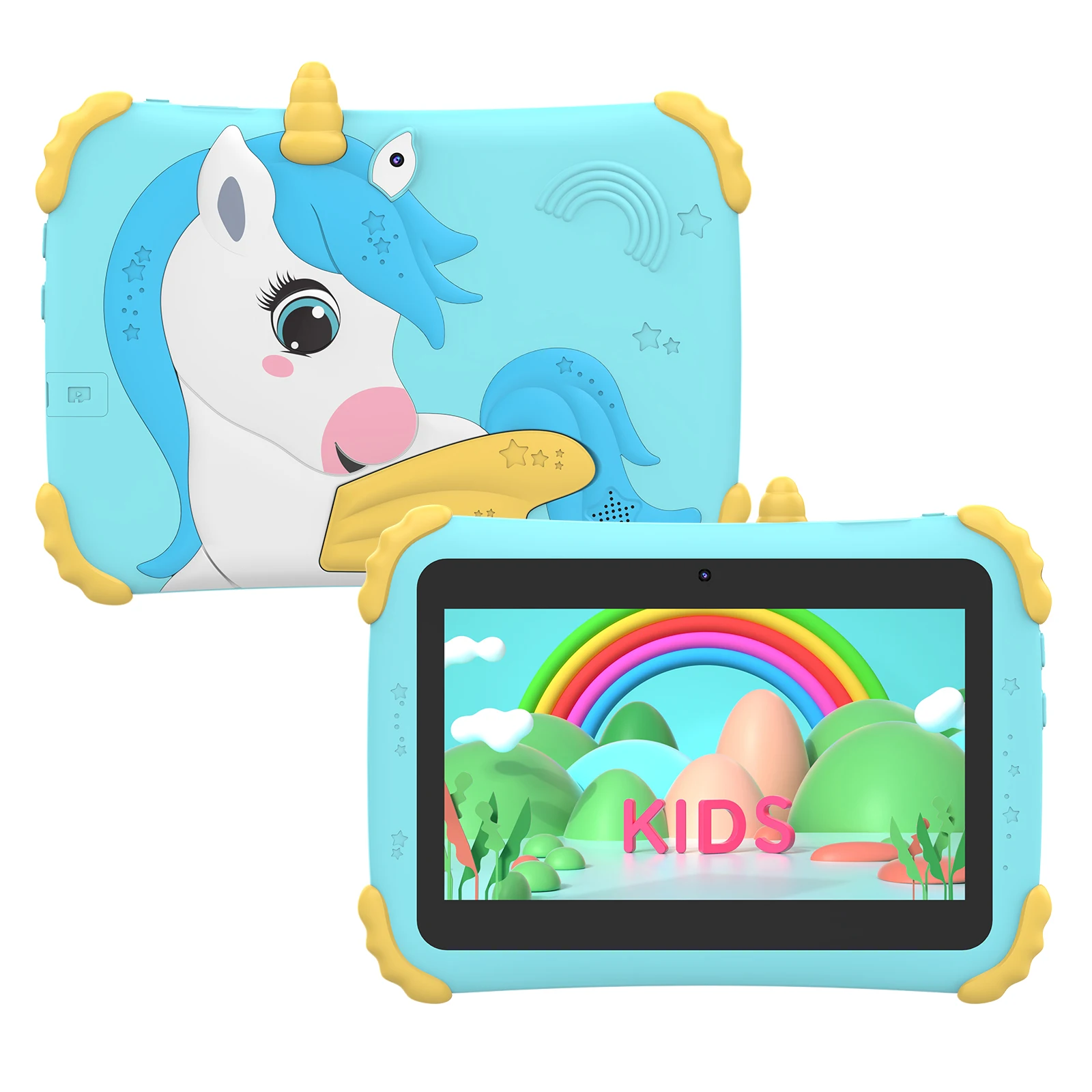 Tabletas Android de 7 pulgadas para niños, tabletas con Wifi, protección ocular, tabletas de aprendizaje, Software educativo para juegos, PC