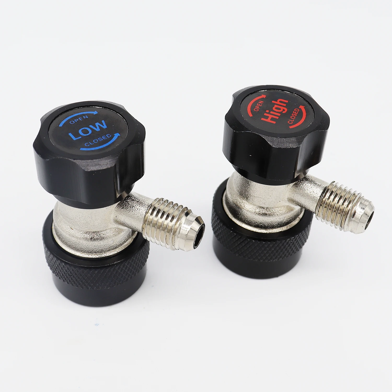 R134A NOVO Compressor A/C AC R-134A Manual Adaptador de Acoplador Rápido Ar Condicionado 1/4 Conectores SAE Acessórios