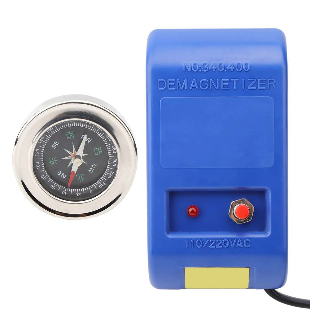 Entmagnetisierer + Entmagnetisierer, elektrisches Entmagnetisierungswerkzeug-Set für die Uhrenreparatur, Entmagnetisierer, Uhrenreparatur, Entmagnetisierer