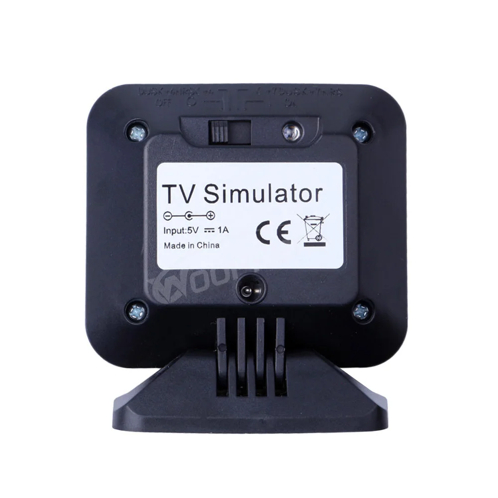 LED Fake TV Simulator USB Powered Anti-burglar Security Device with Timer Function for Home Apartments Dormitories