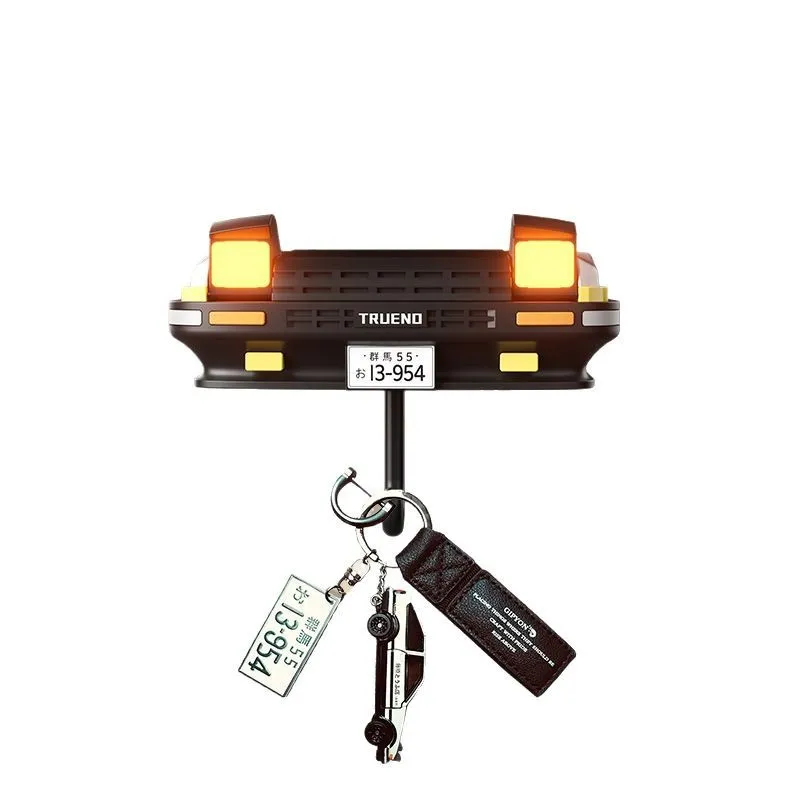 ที่แขวนกุญแจรูปไฟหน้ารถยนต์ AE86 สำหรับตกแต่งรถยนต์
