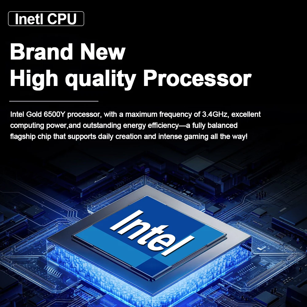 LENO NEW 15.6" Portable Laptop 32GB RAM 2TB SSD Intel 6500Y Windows11 5000mAh Office Notebook PC Gamer with Backlit Fingerprint