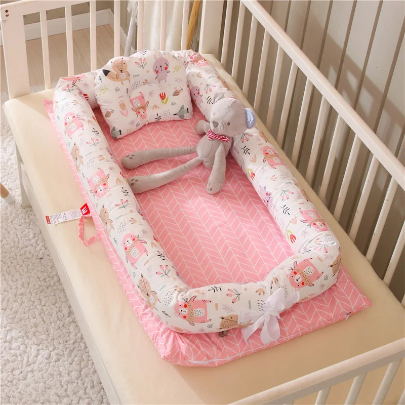 แบบพกพาพับทารก Nest Travel Crib ทารกแรกเกิดเตียง Sleep Nest ทารก Cradle Bed Cuna หลอดเด็ก Nest เด็ก Dropshipping 90*50ซม.