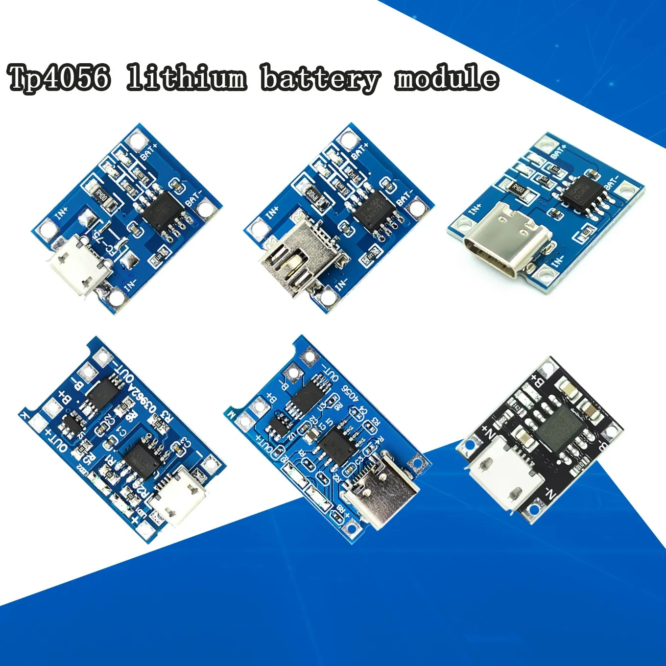 10 Cái/lốc 5V Micro USB 1A 18650 Pin Lithium Sạc Bảng Bảo Vệ Sạc Mô Đun