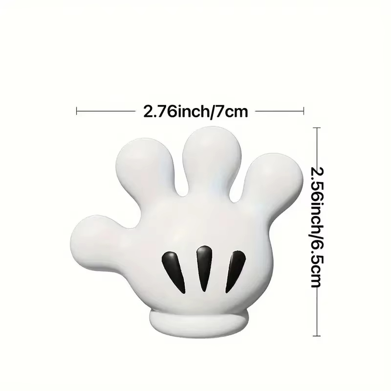 Toothbrush holder Mickey Palm cute bathroom towel suction cup multi-function hook traceless hook data cable winder