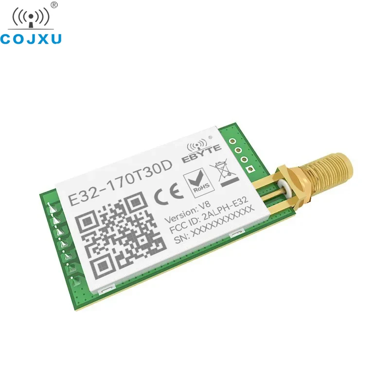 Lora rf modul 170 mhz 1w 2,0 mhz uart drahtloser transceiver fern-sma-k antenne E32-170T30D-v5.0