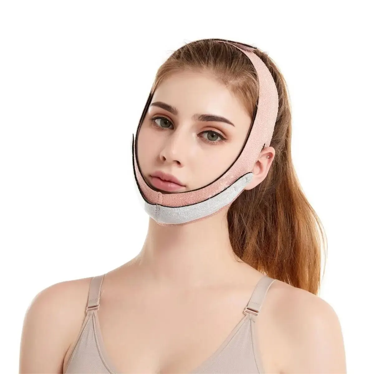 Cintura dimagrante per il viso che solleva la maschera per il doppio mento attillata ma non strangolare adatta a tutti i tipi di strumento dimagrante a forma di viso