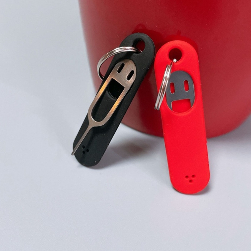 Universal-SIM-Karten entferner SIM-Karten fach Öffnungs werkzeug Auswurf stifte Nadel öffner Auswerfer mit Silikons chutz hülle