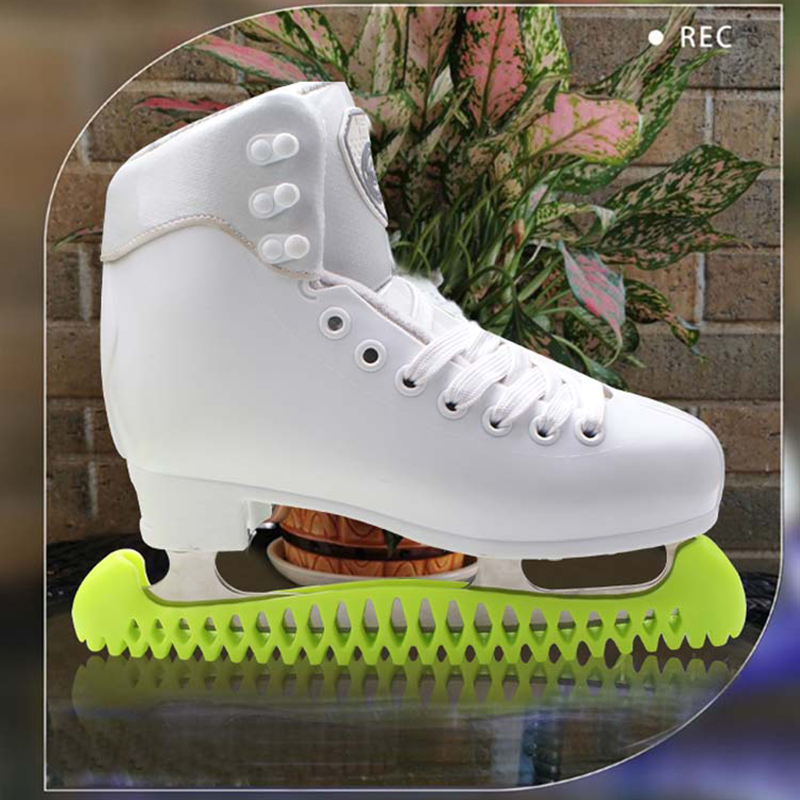 Anti slip safety Ice Skating Figure Skate Blade Cover Scalable Hockey Skates Adjustable Walkable Prevent Puncture Skating Guard