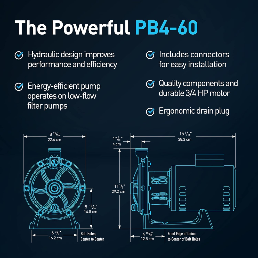 Polaris PB4-60 Booster Pump with 60-Hertz Motor