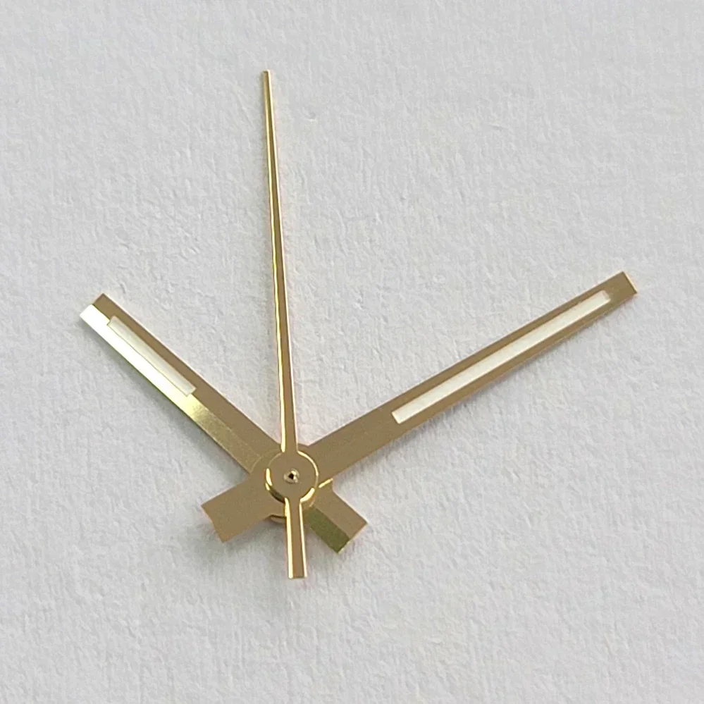 Aiguilles de montre modifiées, aiguille de journal lumineuse verte, argent, or, Rose, accessoires de montre pour mouvement NH35/NH36/4R/7S