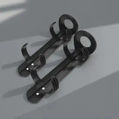 2pcs Fire Holder For Car Vehicle Mount Bracket Secure Trunk Storage Durable Plastic Easy Installation Multi Purpose Toolbox