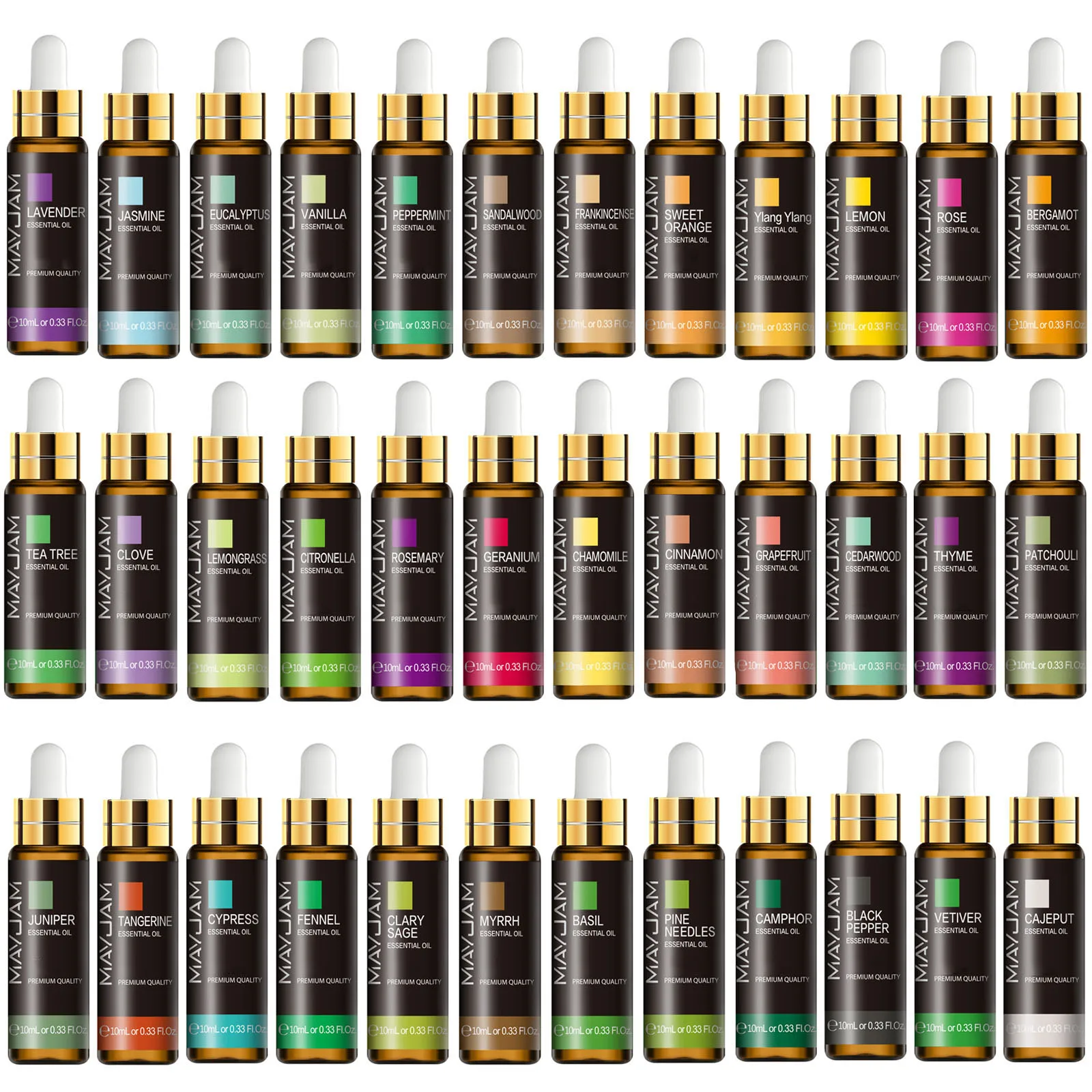 Hỗ Trợ Dropshipping Oải Hương Hoa Hồng Bạch Đàn Jasmine Vanilla Bạc Hà Gỗ Đàn Hương Tràm Trà Cam Máy Khuếch Tán Tinh Dầu