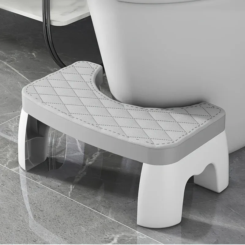 1 x dicker, rutschfester Toilettenhocker – ergonomischer Hockfußhocker für Badezimmer, Hock-Töpfchen für Erwachsene ​