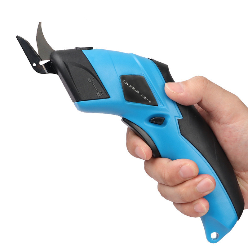 Handheld Electric Scissors Cloth Cutting Machine 3.6V Lithium Charging Leather Sewing Tailor Scissor Tungsten Steel type C
