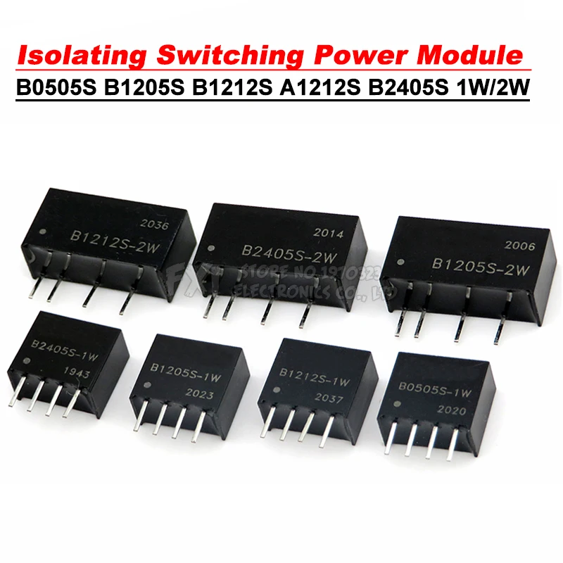 1 Chiếc B0505S 1W 2W B0303S B1205S B2405S B1212S A1212 Quy Định Module Nguồn Cô Lập Chuyển Mạch Điện