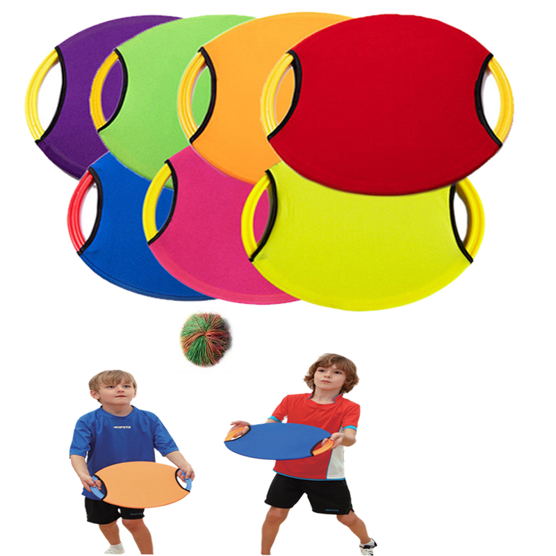 Brinquedos de captura de bola ao ar livre para crianças adultos, jogos interativos e cooperativos, brinquedos esportivos de disco elástico festas pai-filho