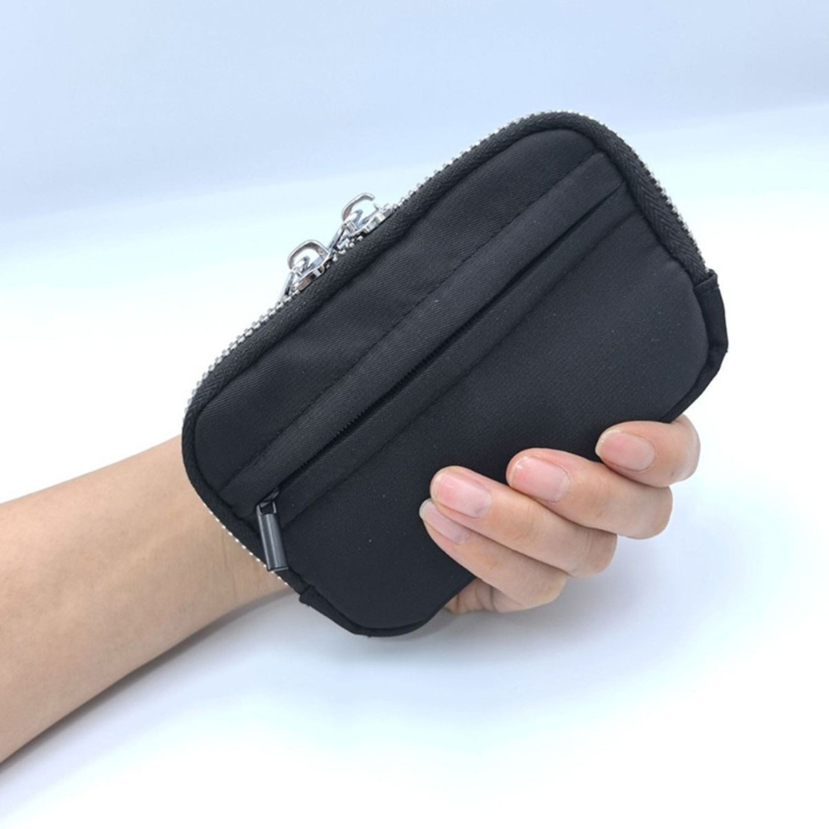 Japanese Men Wallet Earbuds Storage Bag Credit Card Holder Case for Boys Girls Journey Bank Card Organizer Zipper Coin Purse